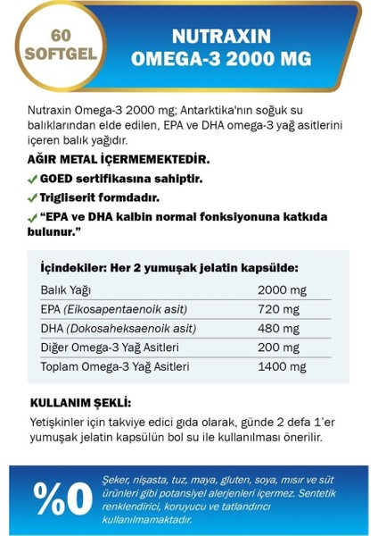 Omega 3 Balık Yağı 2000 Mg 60 Yumuşak Kapsül Youplus Energy Vitamin ve Mineral Kompleksi 30 Tablet