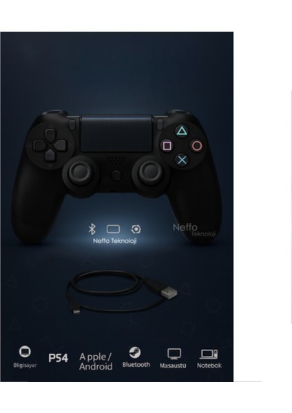 Doubleshock 4 Kablosuz Titreşimli Oyun Kolu – PS4 / PC Uyumlu, Çift Motorlu, Ergonomik Tasarım fiyatları