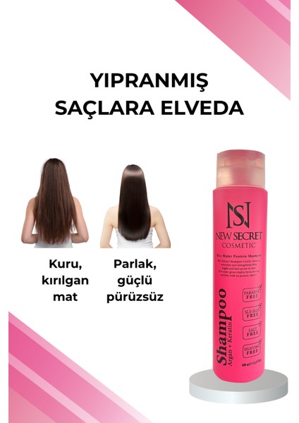 - Anti-Danndruff Menthol Shampoo +Rice Water Protein Shampoo fırsatları