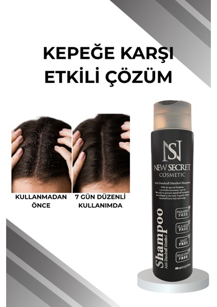 - Anti-Danndruff Menthol Shampoo +Rice Water Protein Shampoo indirimleri