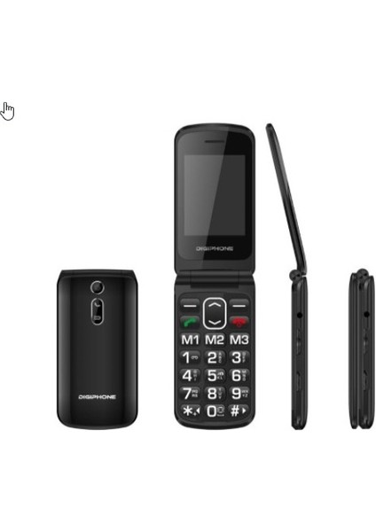 S700 Tuşlu Kapaklı Cep Telefonu Siyah Siyah modelleri