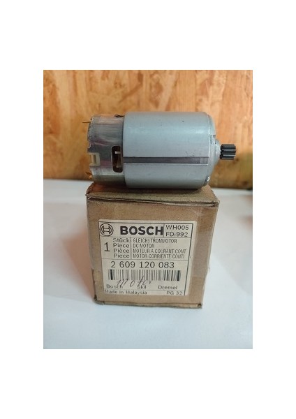 PSR 1200 Vidalama Makinesinin Doğru Akım Motoru 12V - 2609120083