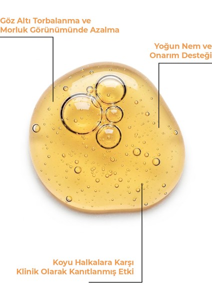 Eyeshine Torbalanma Karşıtı Göz Çevresi Serum 30 ml - C Vitamini, Glutatyon ve Hyaluronik Asit Içeren Cilt Serumu fırsatları