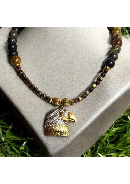 Sade Turkuaz Boncuklu Sıralı Bijuteri Kolye fiyatları