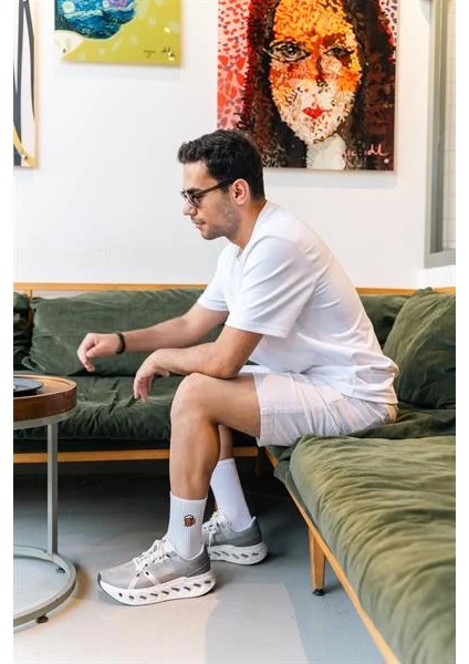 Bira Desenli Atletik Unisex Çorap fiyatları