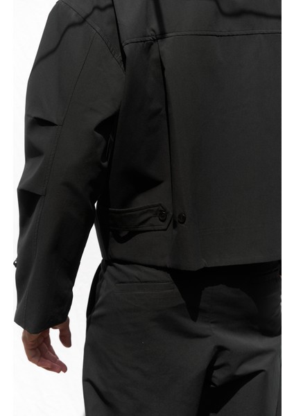 Sergio Kemer Detay Siyah Erkek Ceket