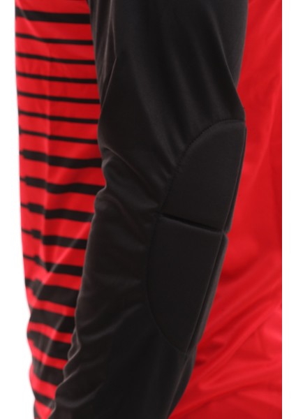 Sünger Destekli Kaleci Forma Takımı, Kırmızı-Siyah K0142