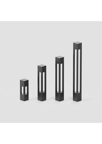 Led’li Alüminyum Peyzaj Aydınlatması | 100 cm Bollard Bahçe Aydınlatma Direği