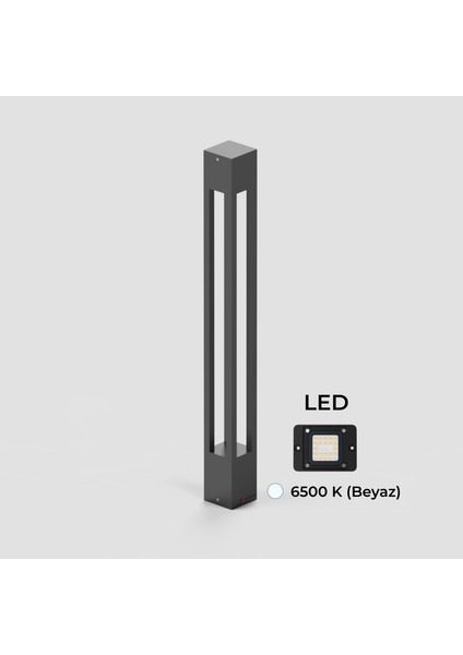 Led’li Alüminyum Peyzaj Aydınlatması | 100 cm Bollard Bahçe Aydınlatma Direği fiyatları