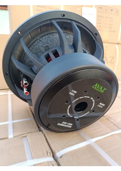 30 cm 1200 Rms 2400 W Bas Subwoofer Avaz S30-1200