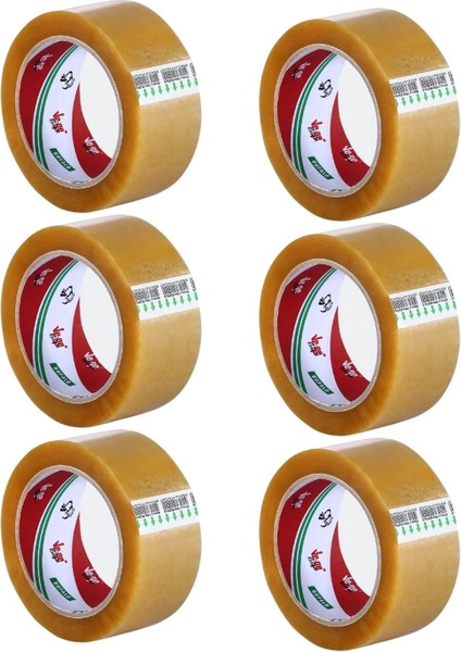 Bufalo Koli Bandı, 6 Adet, 45 mm x 40M, Şeffaf, Su Bazlı Tutkal fiyatları