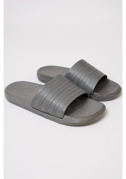 Alb 10225 Düz Renk Erkek Plaj Havuz Bahçe Yazlık Sokak Terliği