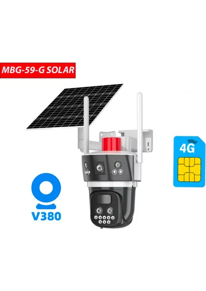 Mbg-59-G Solar Kamera Ptz Güvenlik Kamerası