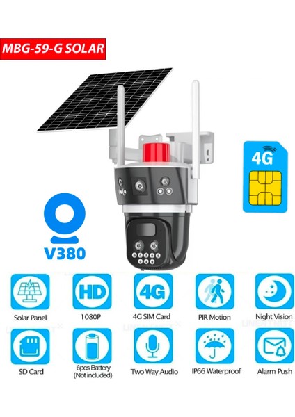 Mbg-59-G Solar Kamera Ptz Güvenlik Kamerası fiyatları