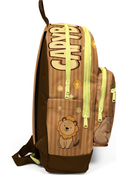 Kids Kapibara Desenli Okul Sırt Çantası 23783 fırsatları