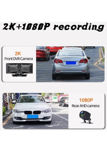 Araba Radyo Stereo Bluetooth 10 Inç 4K Dokunmatik Apple Carplay Android Oto Wıfı Kablosuz Carplay Dahili Dvr Ahd Kamera Ayna Bağlantı Fm Iletim fiyatları