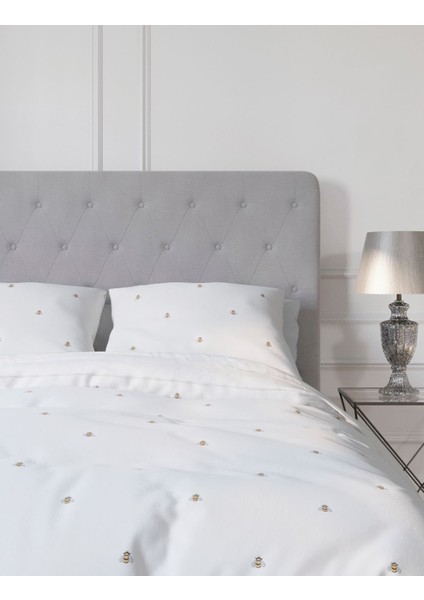 Saf Pamuklu Arı Desenli Nevresim Takımı fiyatları