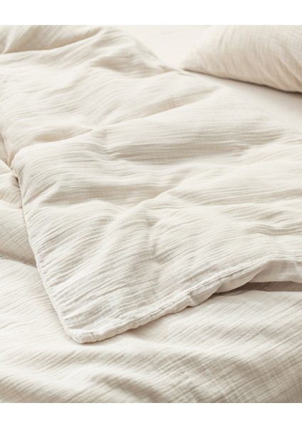 Marla Müslin Çift Kişilik Nevresim Takımı Lastikli