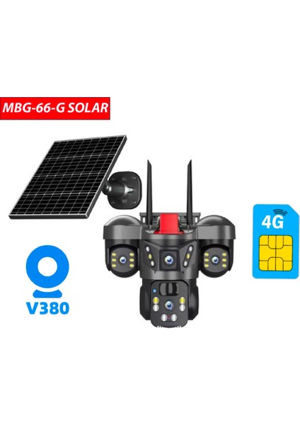 Mbg-66-G Solar Ptz Güvenlik Kamerası