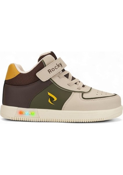 Wolf Çocuk Ortopedik Kaymaz Rahat Taban Işıklı Sneaker