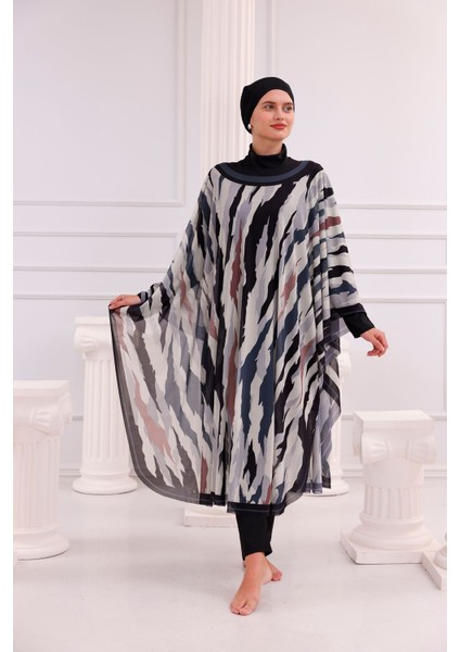 Kimono Pareo - Tesettür Pareo - Bodrum Model 240X135 cm