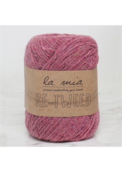Re-Tweed Gül Kurusu Melanj El Örgü İpi - L140 - 34417