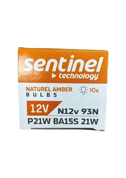 93 Sinyal P21W Naturel Turuncu Camlı 12V Ampül modelleri