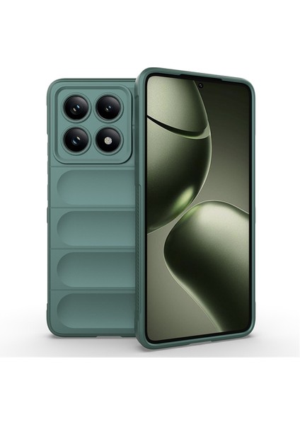 Xiaomi 14T Uyumlu Kamera Korumalı Oyuklu Lüks Silikon Kapak