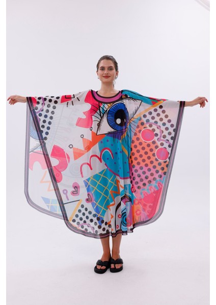 Kimono Pareo - Tesettür Pareo - Fethiye Model 240X135 cm