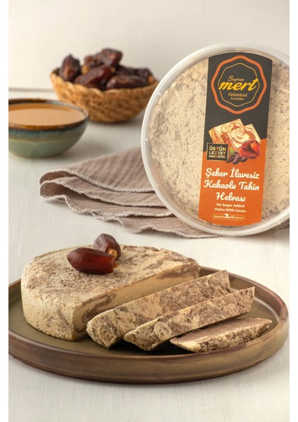 Bayram Mert Şeker İlavesiz Kakaolu Helva (450 gr)
