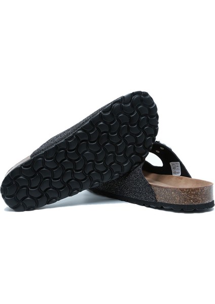 K15011 Soft Step Kadın Çift Bantlı Mantar Terlik 36-41 Black/siyah modelleri