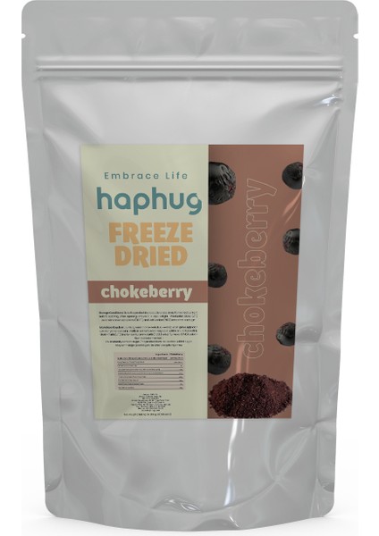 Freeze Dried Dondurularak Kurutulmuş Toz Aronya - 200 gr modelleri