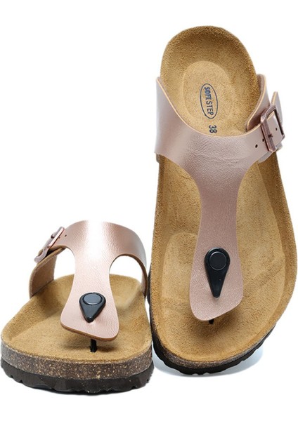 KS8871SK Soft Step Kadın Parmak Arası Mantar Terlik 36-41 44 - Rose Gold fiyatları