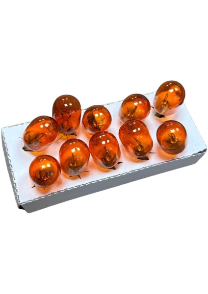 T15 Turuncu 12V 16W Stop Ampulü 10 Adet Fiyatıdır