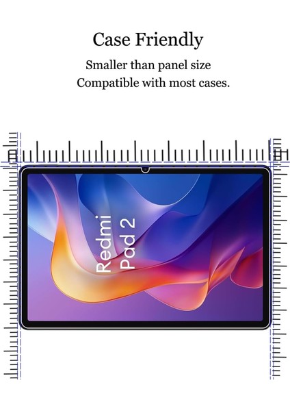 Xiaomi Redmi Pad 2 11 Inç 2025 Ekran Koruyucu Şeffaf Cam Nano Esnek Kırılmaz Tablet Camı 9h fiyatları