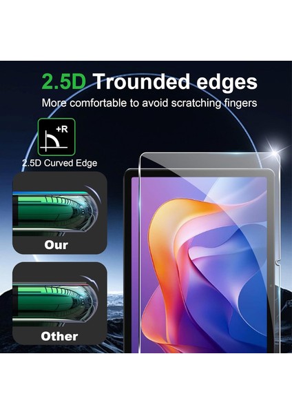 Xiaomi Redmi Pad 2 11 Inç 2025 Ekran Koruyucu Şeffaf Cam Nano Esnek Kırılmaz Tablet Camı 9h indirimleri