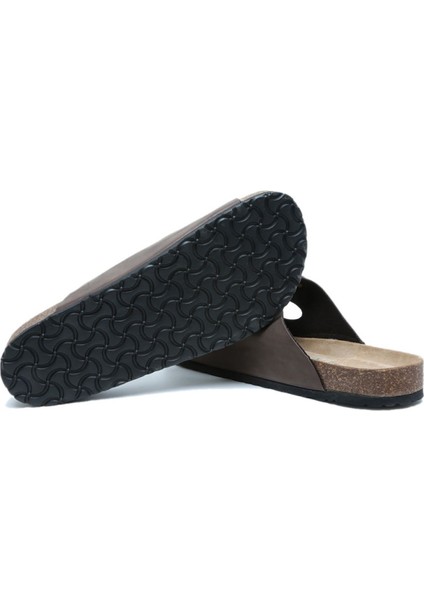 KS0765SE Soft Step Erkek Çift Bantlı Mantar Terlik 40-46 03 - Kahve fırsatları