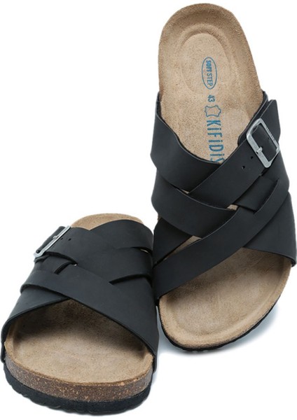 KS0762SE Soft Step Erkek Mantar Terlik 40-46 04 - Mat Siyah modelleri