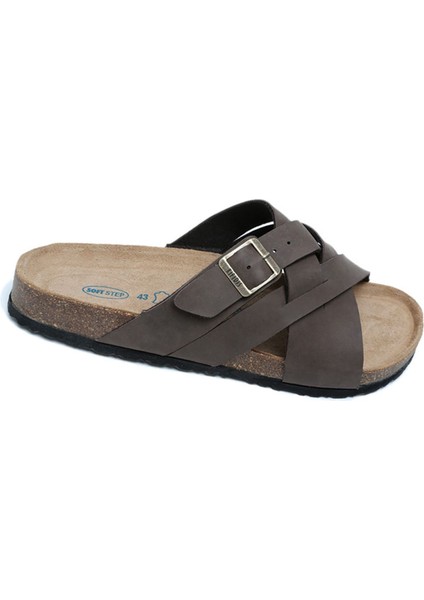 KS0762SE Soft Step Erkek Mantar Terlik 40-46 03 - Kahve fiyatları