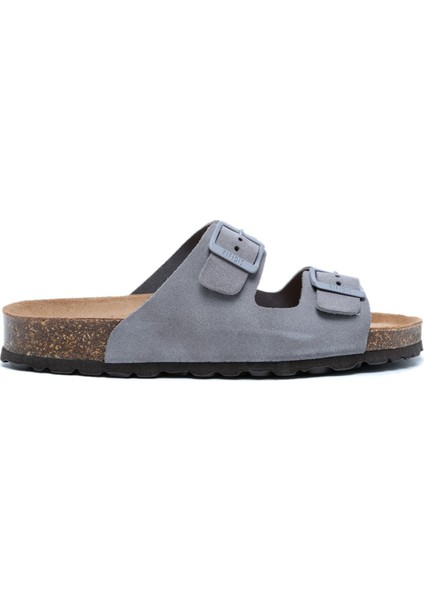K14943 Kifidis Soft Step Kadın Çift Bantlı Mantar Terlik 36-41