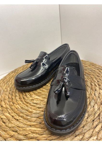 Siyah Rugan Loafer Ayakkabı fiyatları