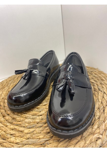 Siyah Rugan Loafer Ayakkabı fırsatları