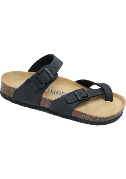 KS10261SK Soft Step Kadın Mantar Terlik 36-41 04 - Mat Siyah modelleri