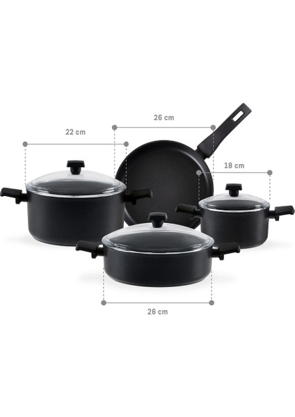 Titanium Profesional Tencere Seti