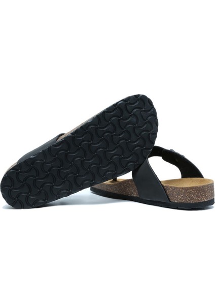 KS8871SK Soft Step Kadın Parmak Arası Mantar Terlik 36-41 04 - Mat Siyah fırsatları
