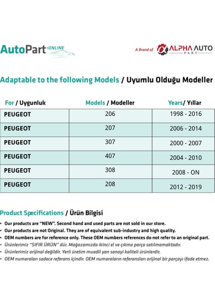Peugeot / Citroen Yakıt Depo Şamandıra Kapağı ve Contası fırsatları