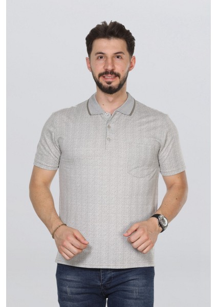 Erkek Baba Tişört Yakalı Cepli Desenli Model Klasik Kesim fiyatları