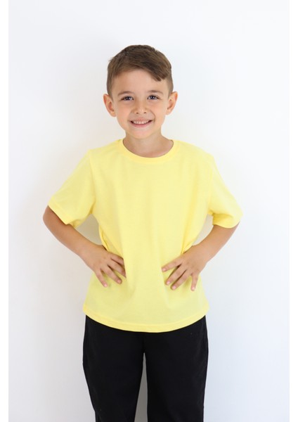Unisex Basic Baskısız Tişört modelleri