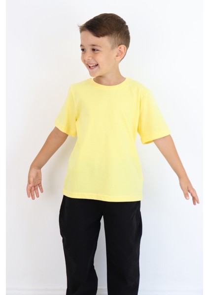 Unisex Basic Baskısız Tişört fırsatları