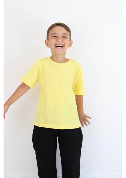 Unisex Basic Baskısız Tişört indirimleri